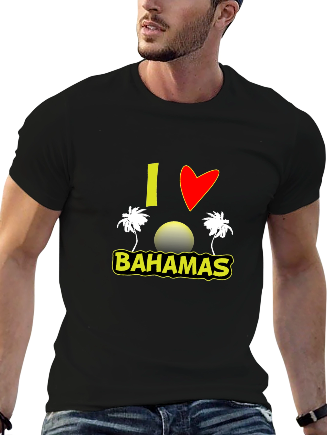 I Love Bahamas Graphic Tee