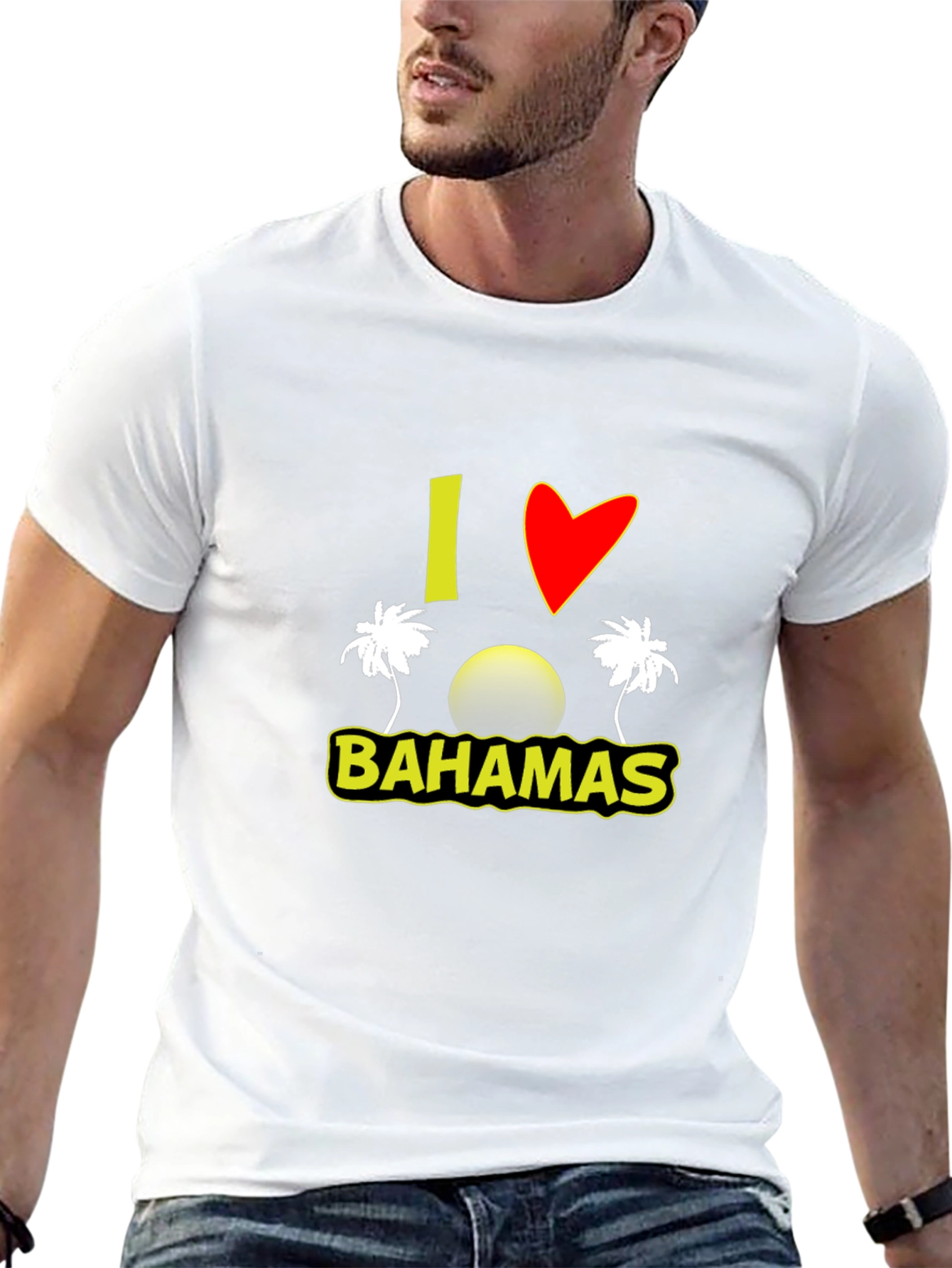 I Love Bahamas Graphic Tee