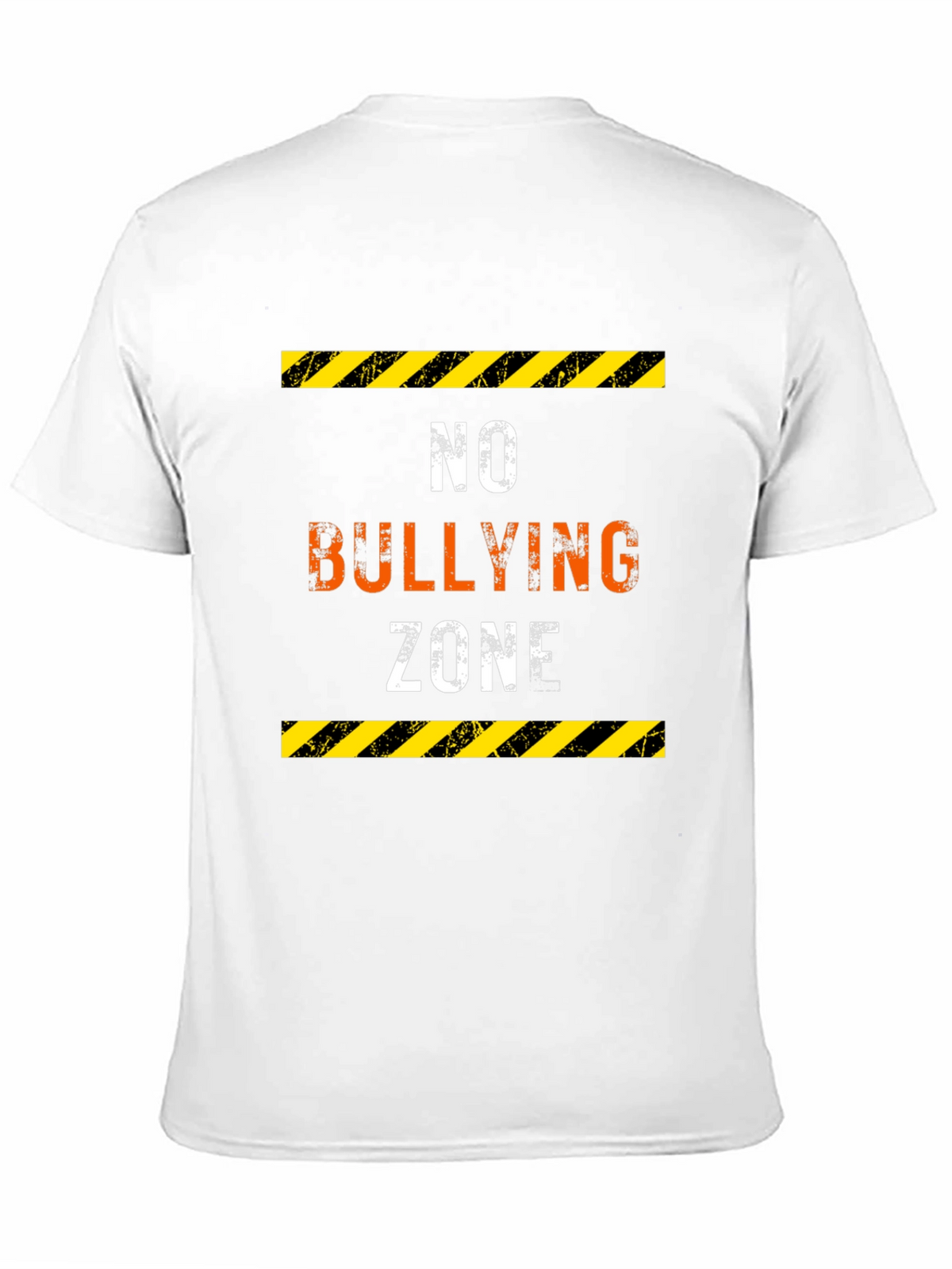 No Bullying Zone Graphic Tee - Black Cotton Comfort