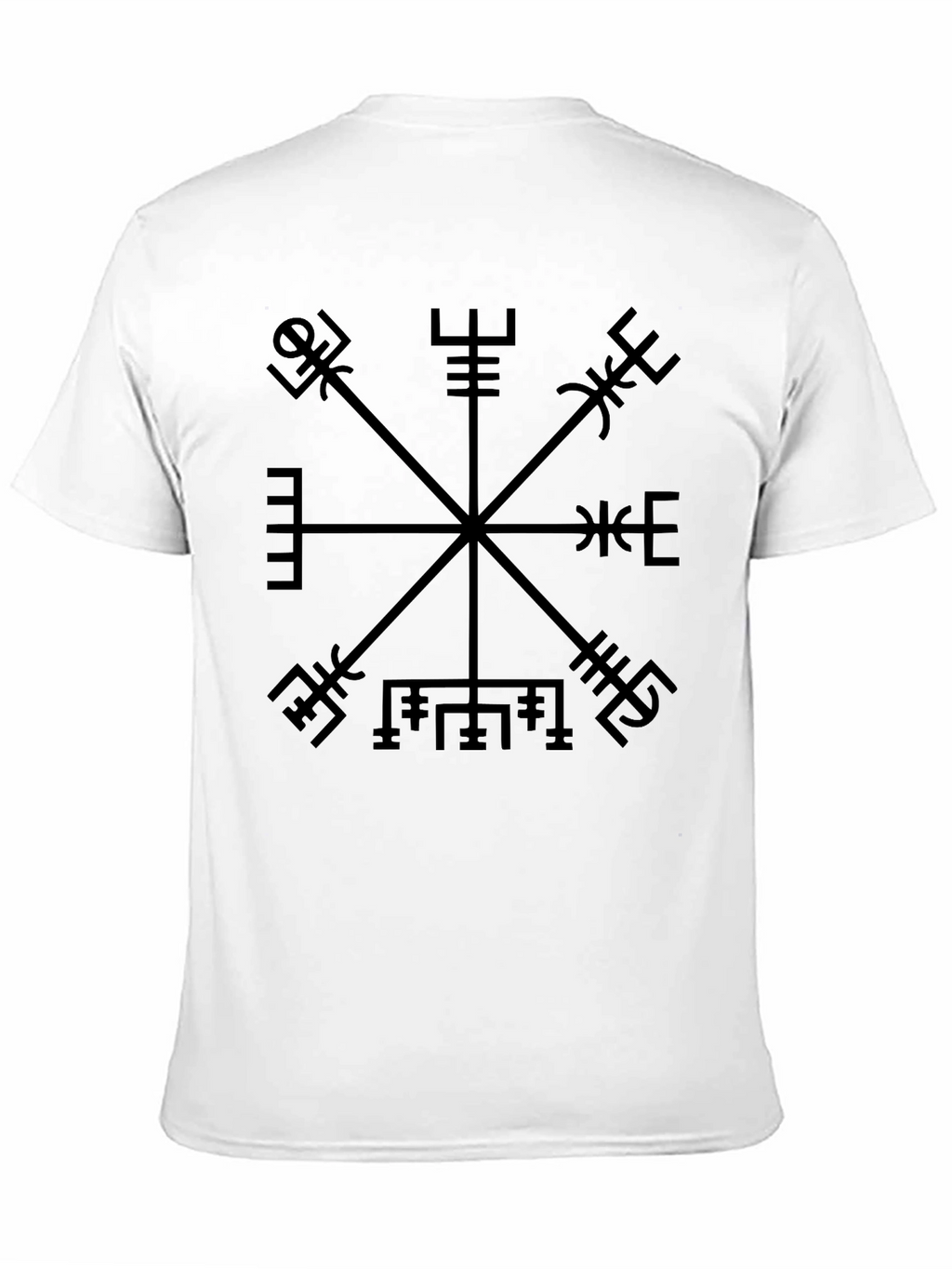 Vegvisir Compass T-Shirt - Norse Viking Runes