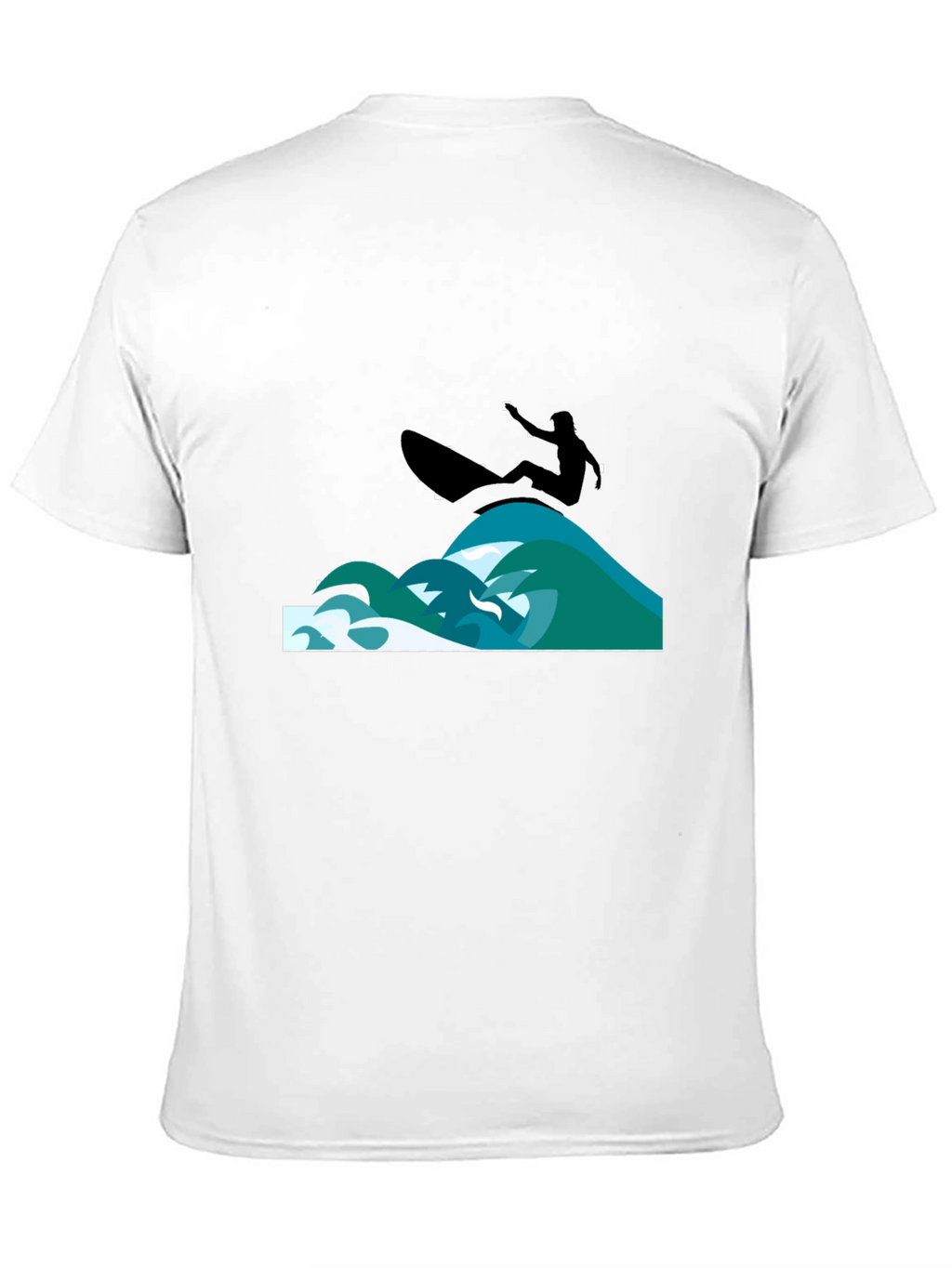 Surfer Graphic Black T-Shirt