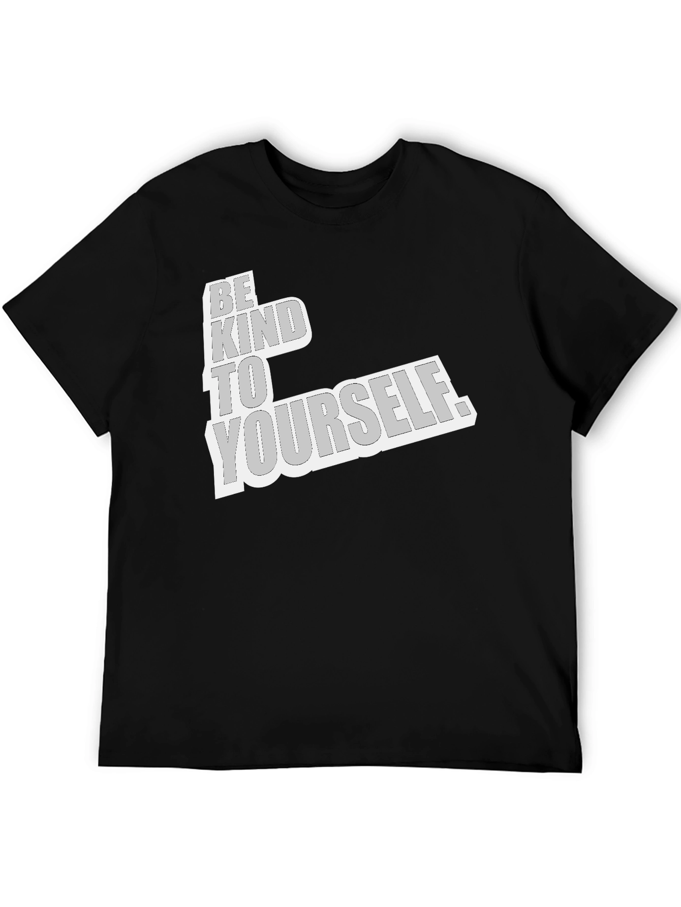 Be Kind to Yourself Graphic Tee - Black