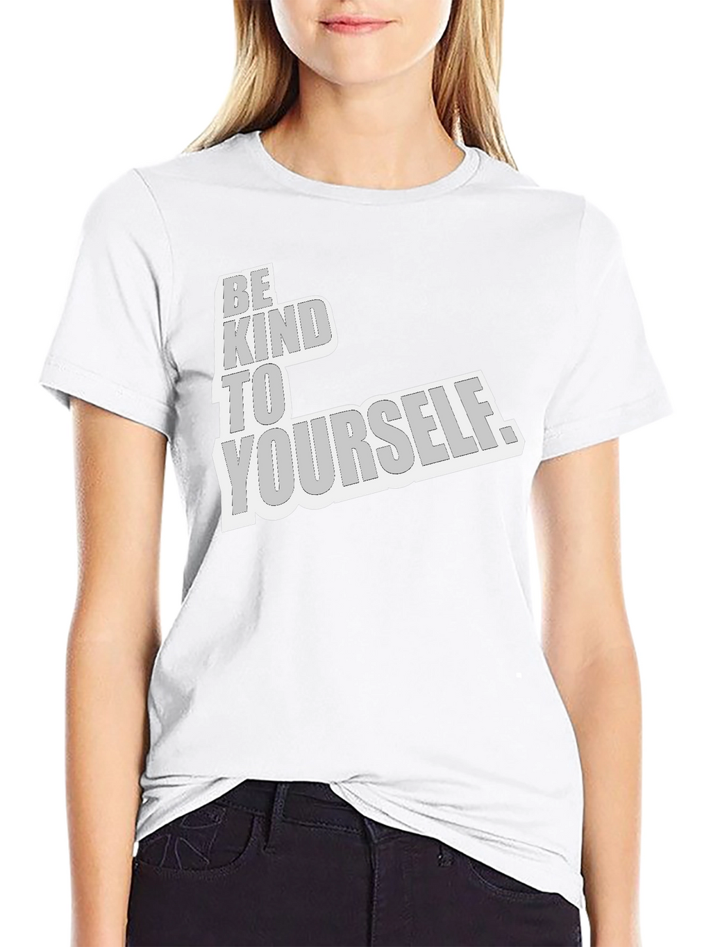 Be Kind to Yourself Graphic Tee - Black