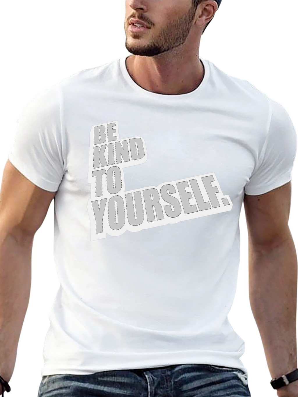 Be Kind to Yourself Graphic Tee - Black