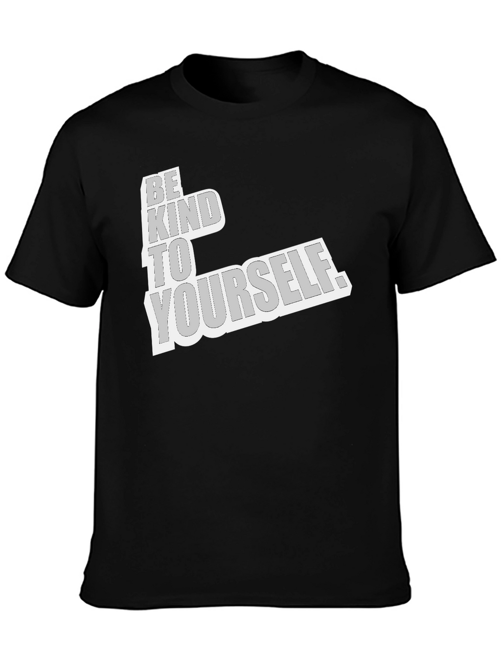 Be Kind to Yourself Graphic Tee - Black