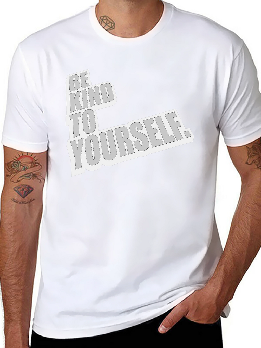 Be Kind to Yourself Graphic Tee - Black