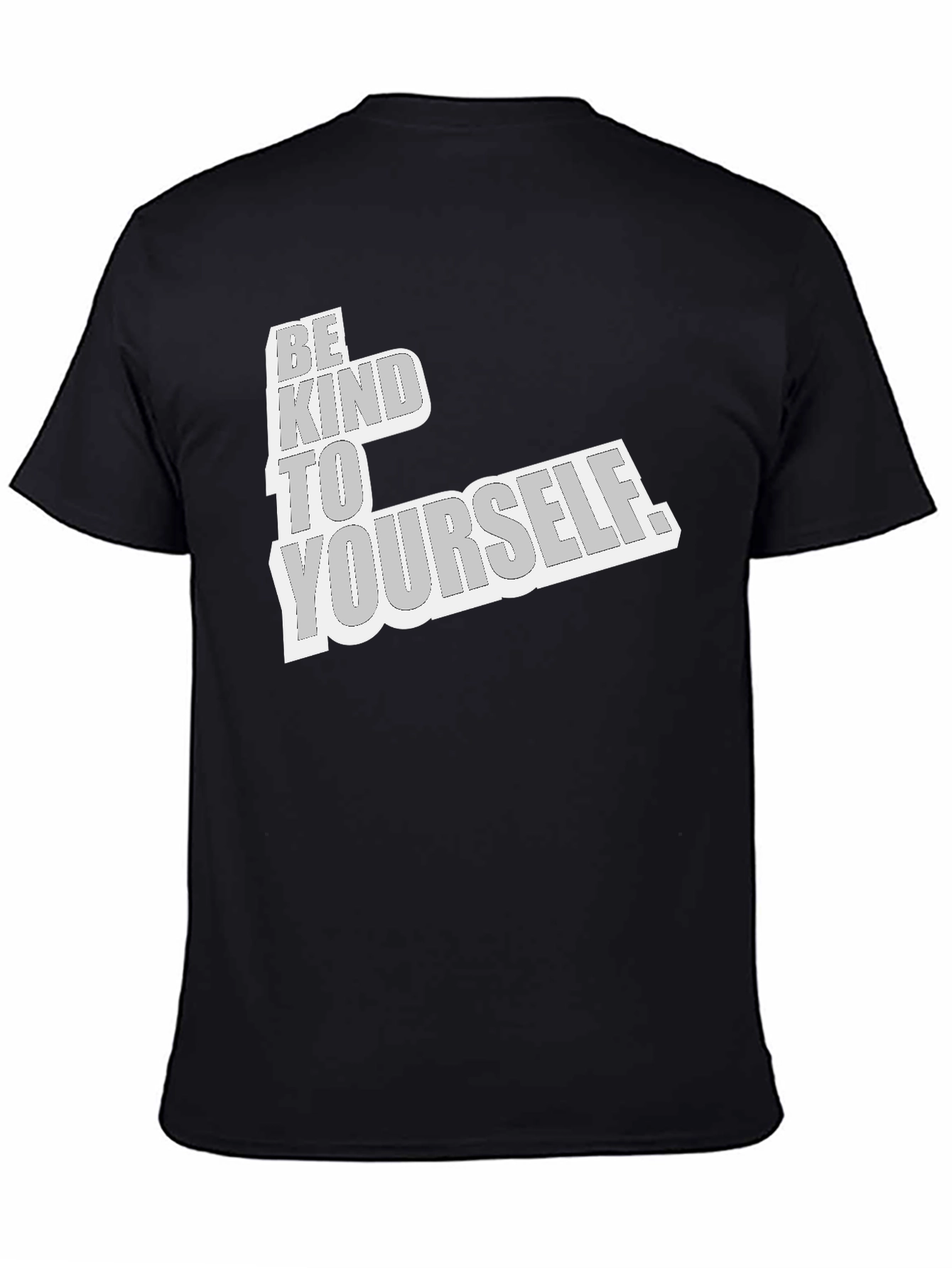 Be Kind to Yourself Graphic Tee - Black