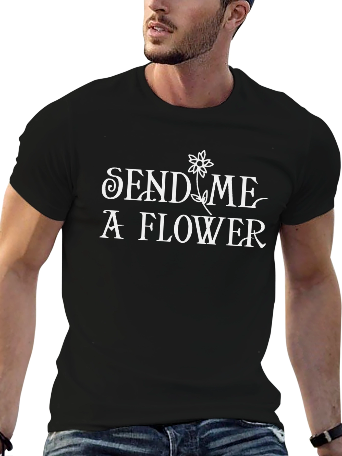 Send Me a Flower Graphic Tee