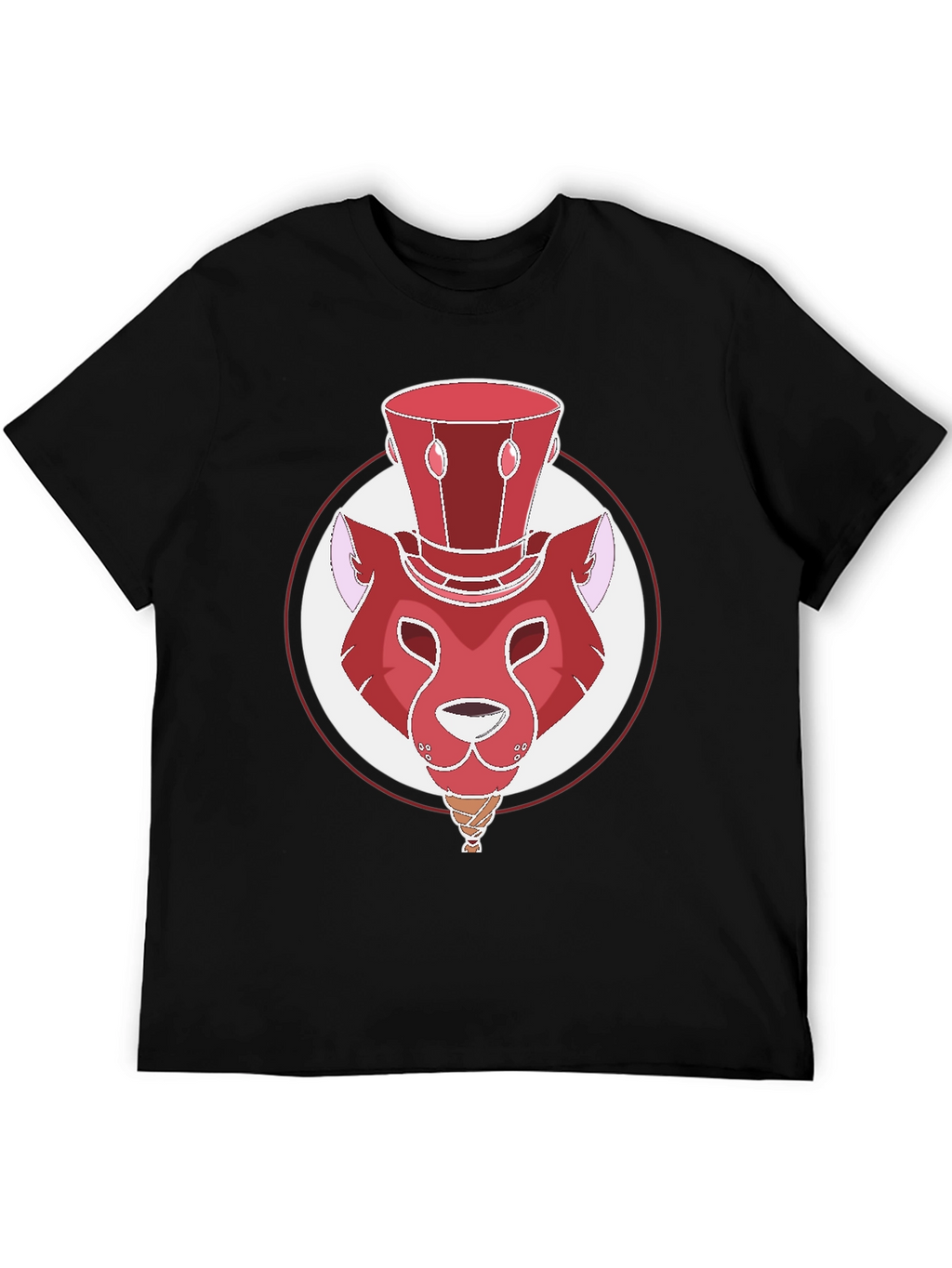 Whimsical Red Lion Graphic Tee