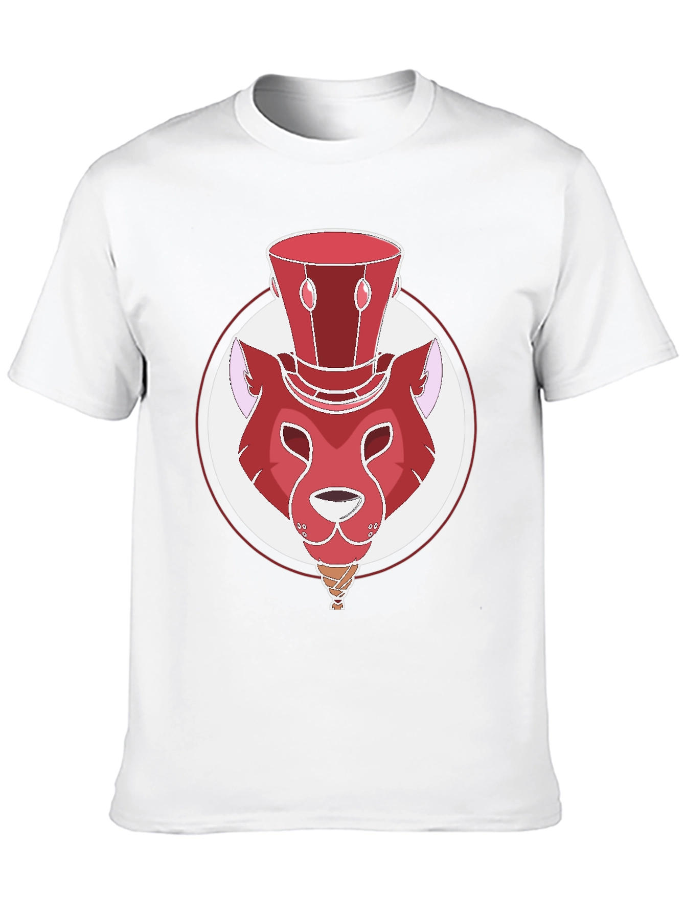 Whimsical Red Lion Graphic Tee
