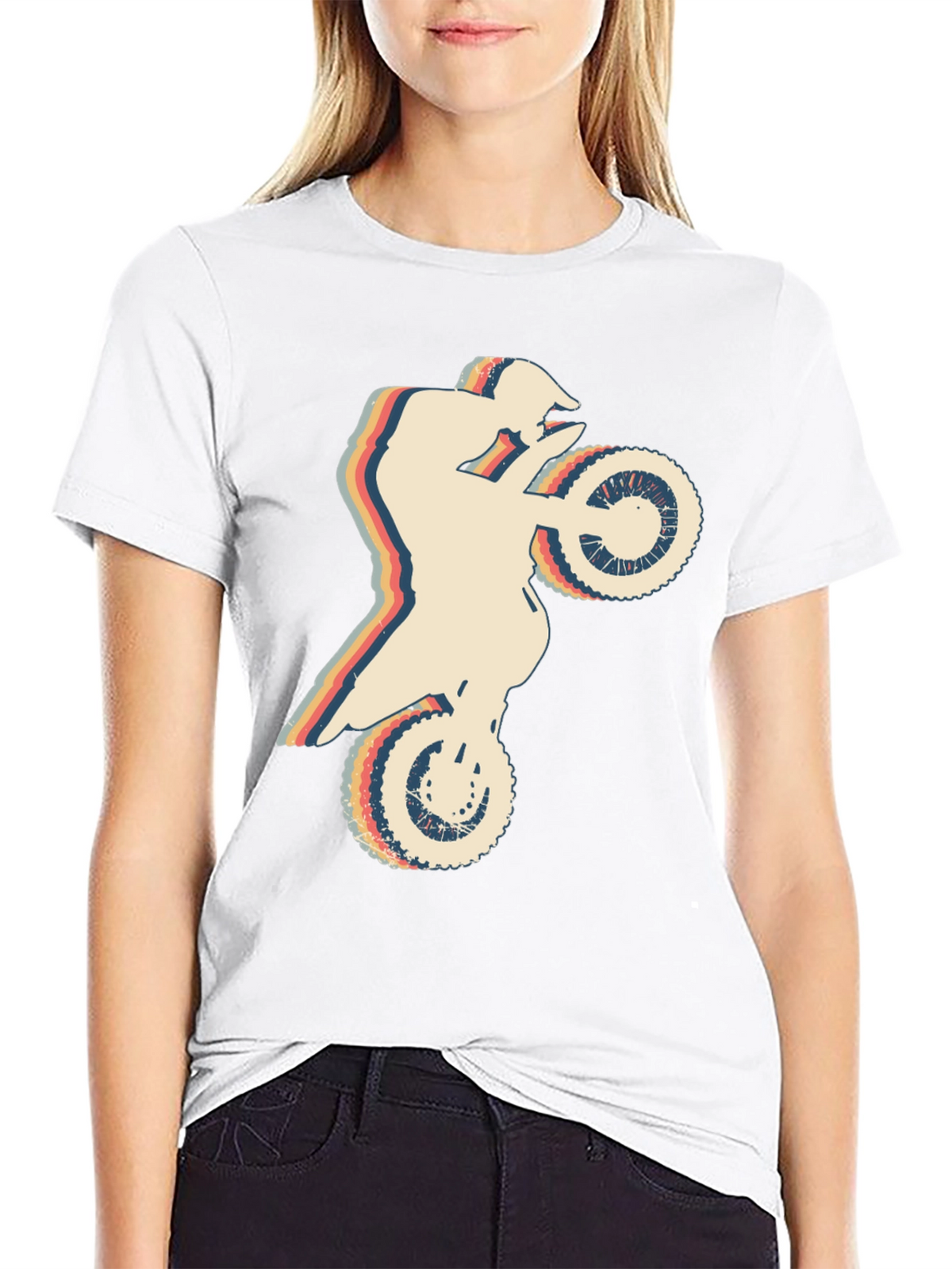 Retro Motocross T-Shirt - Vintage Dirt Bike Design