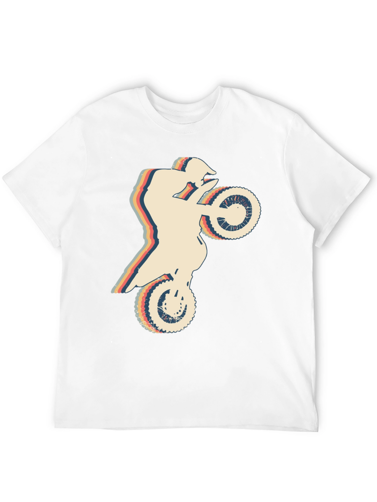 Retro Motocross T-Shirt - Vintage Dirt Bike Design