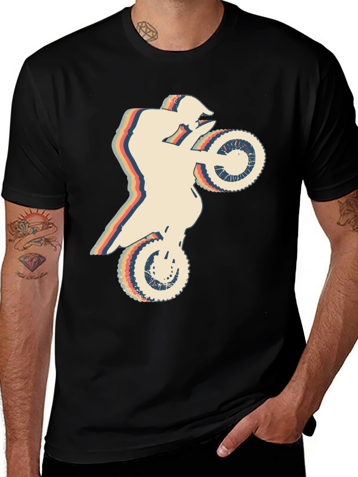 Retro Motocross T-Shirt - Vintage Dirt Bike Design