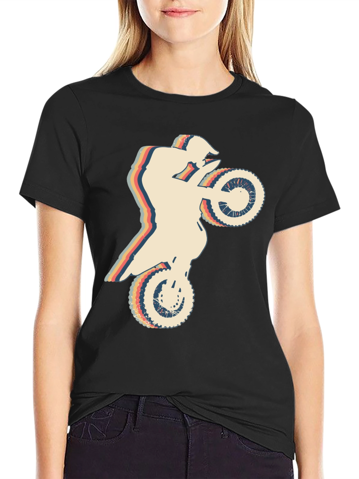 Retro Motocross T-Shirt - Vintage Dirt Bike Design