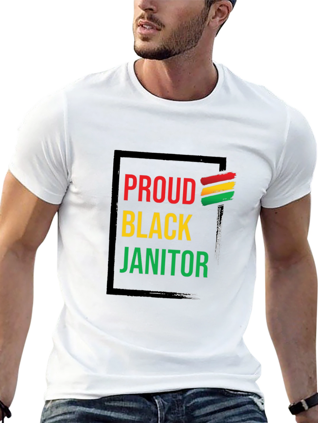 Proud Black Janitor T-Shirt