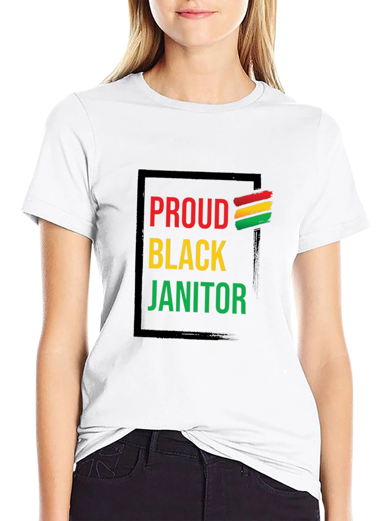 Proud Black Janitor T-Shirt