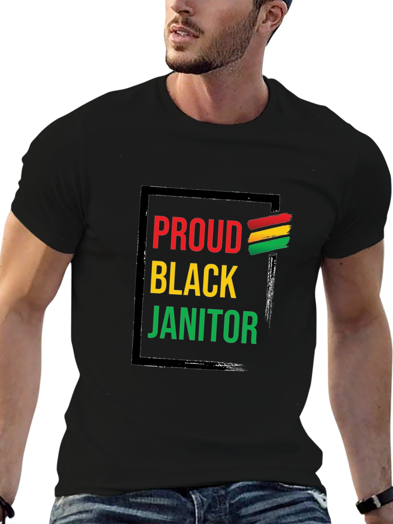 Proud Black Janitor T-Shirt