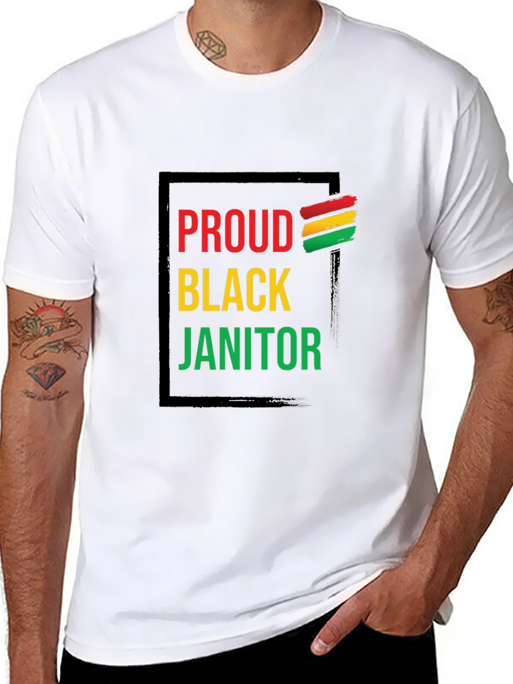 Proud Black Janitor T-Shirt