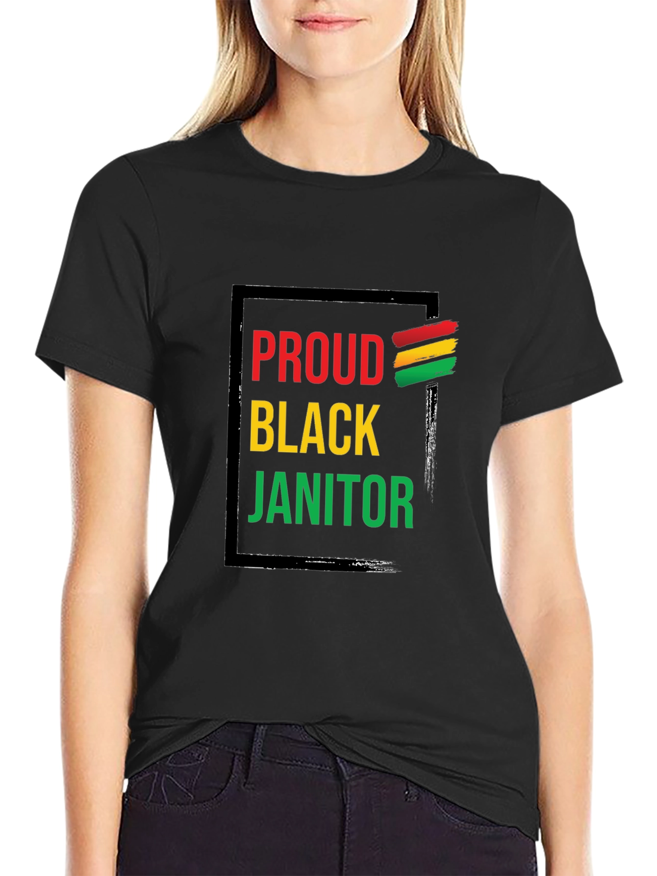 Proud Black Janitor T-Shirt