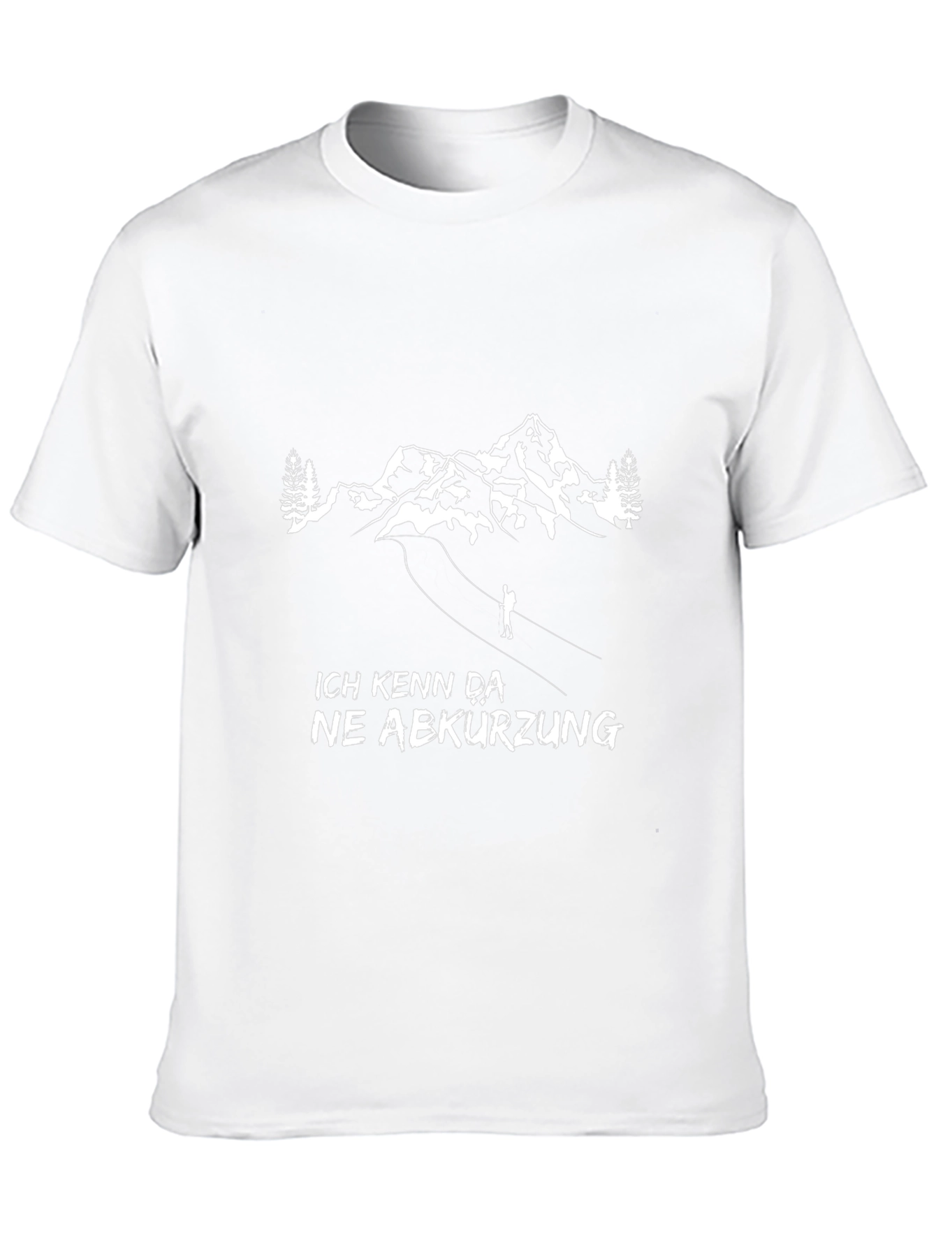 Black Ich Kenn Da Ne Abkürzung Hiking T-Shirt
