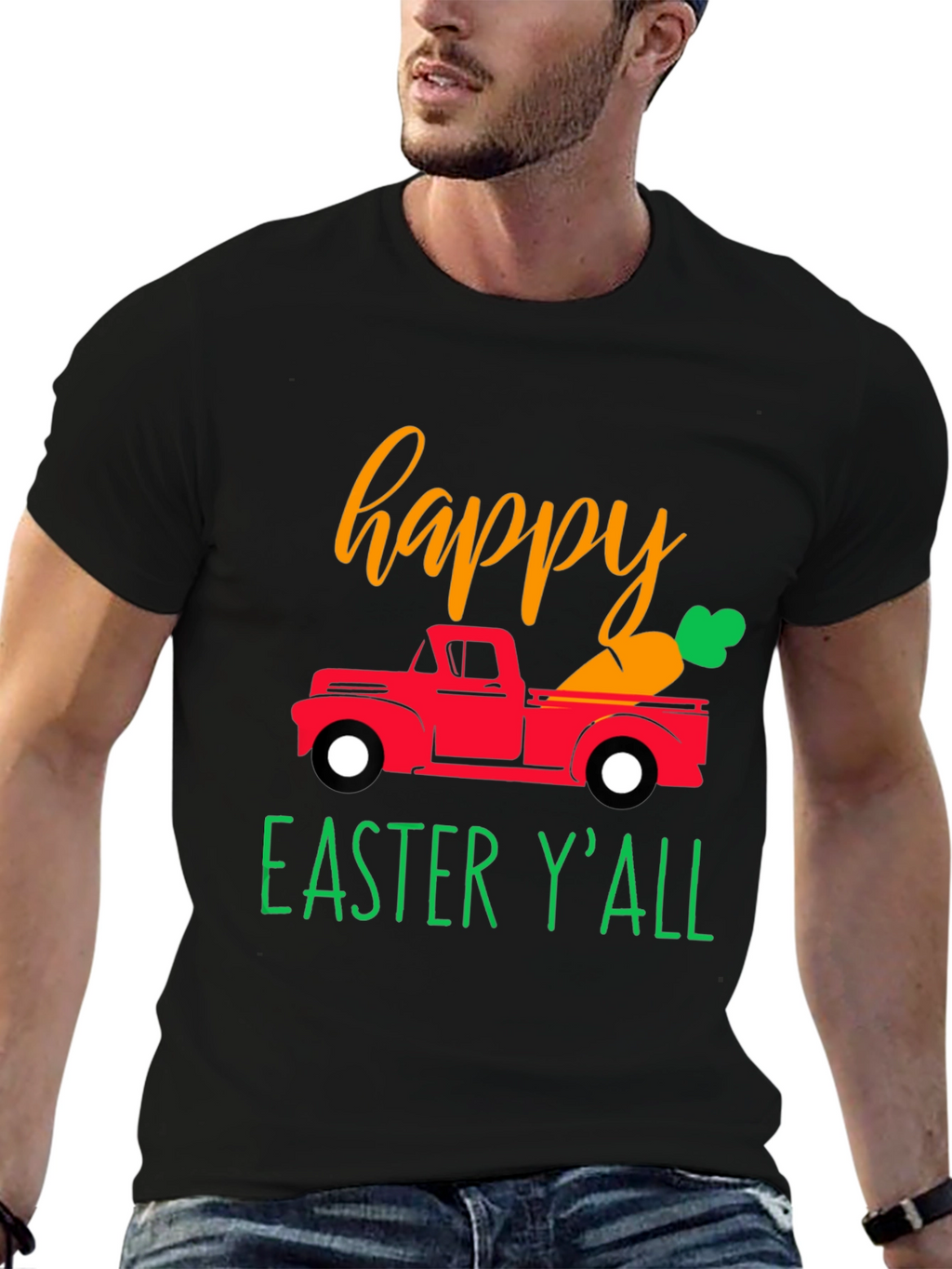 Happy Easter Yall Truck T-Shirt