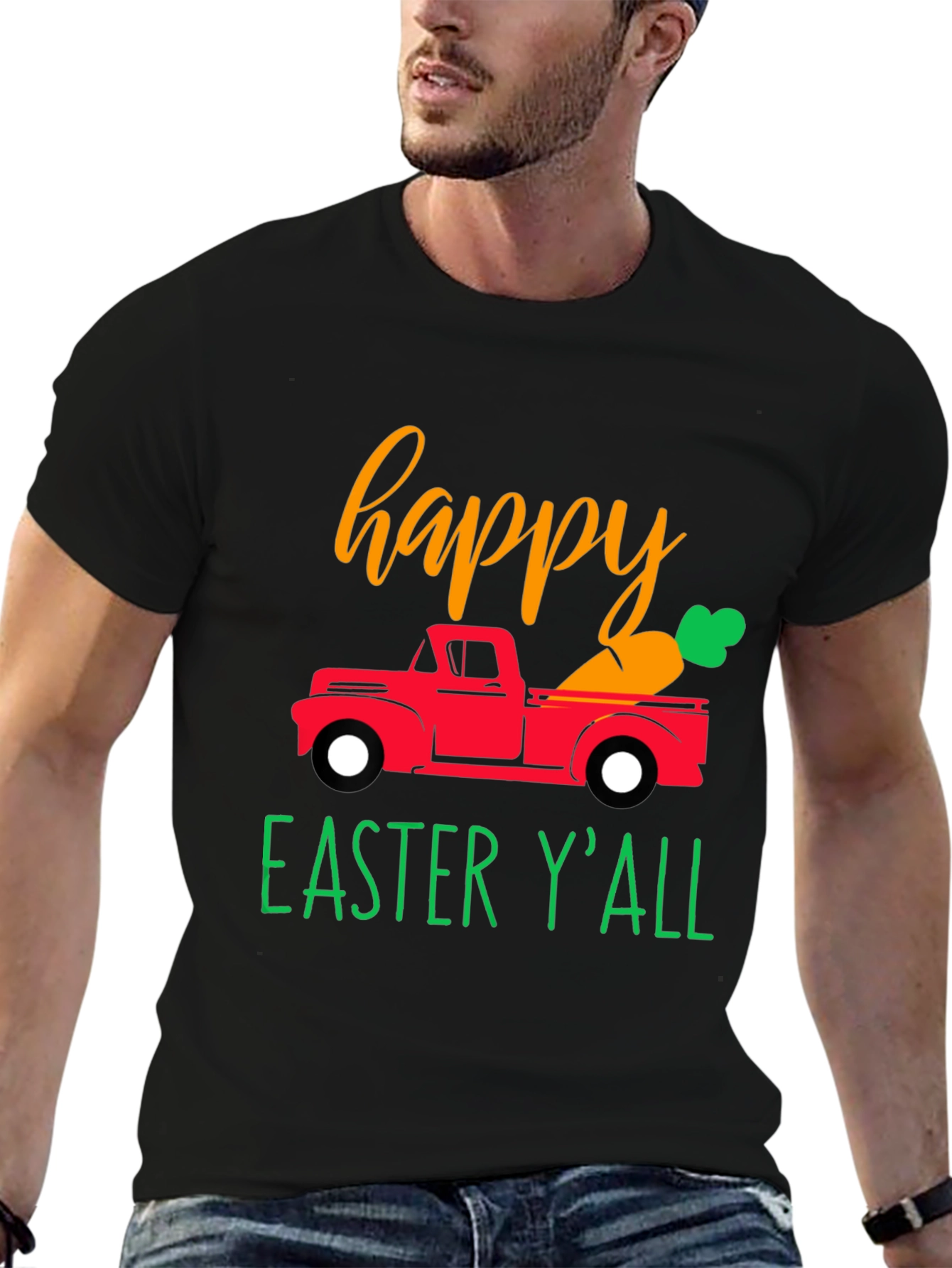 Happy Easter Yall Truck T-Shirt