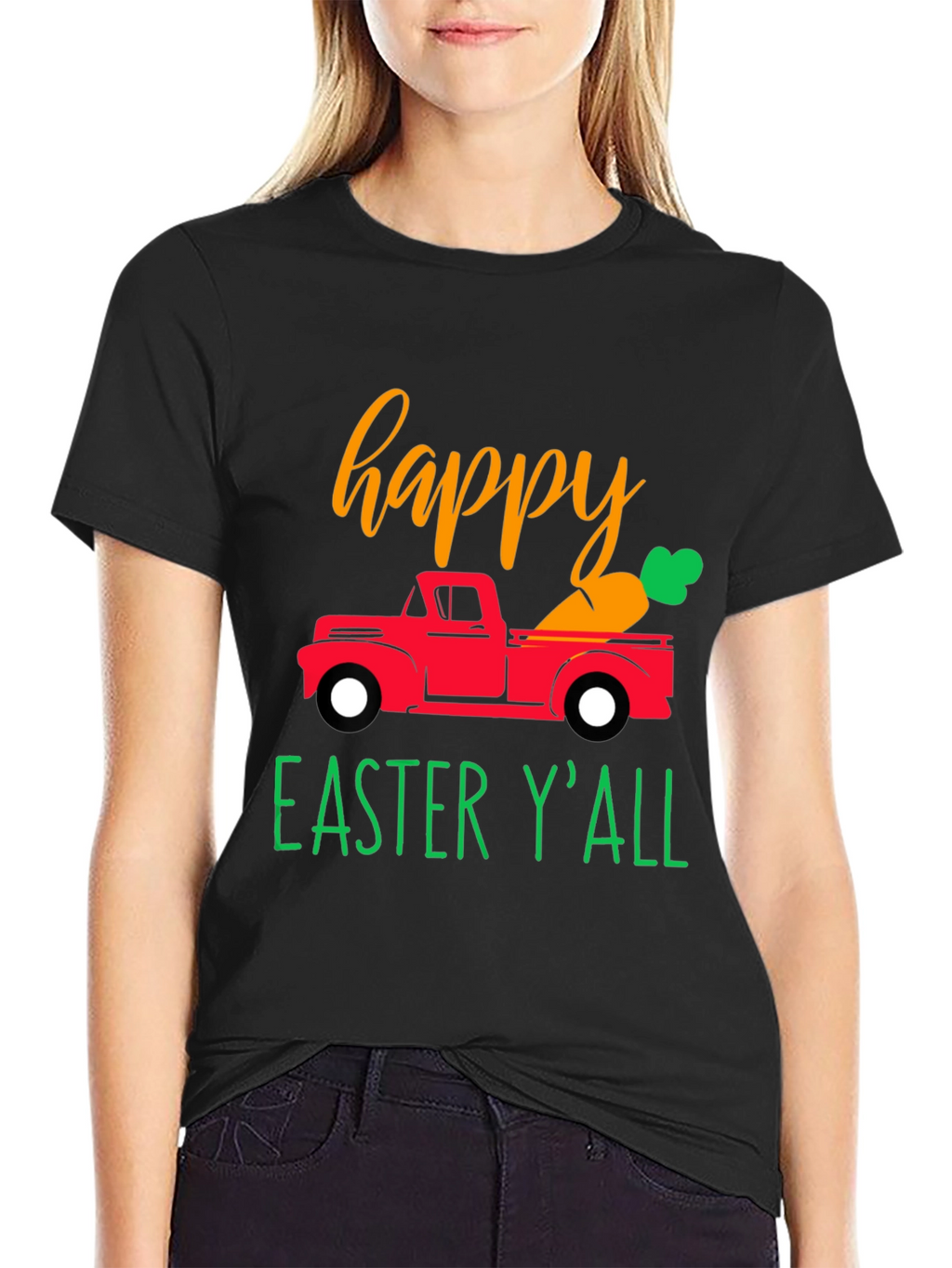 Happy Easter Yall Truck T-Shirt