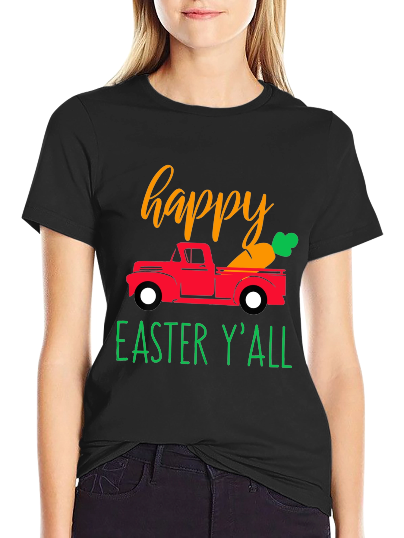 Happy Easter Yall Truck T-Shirt