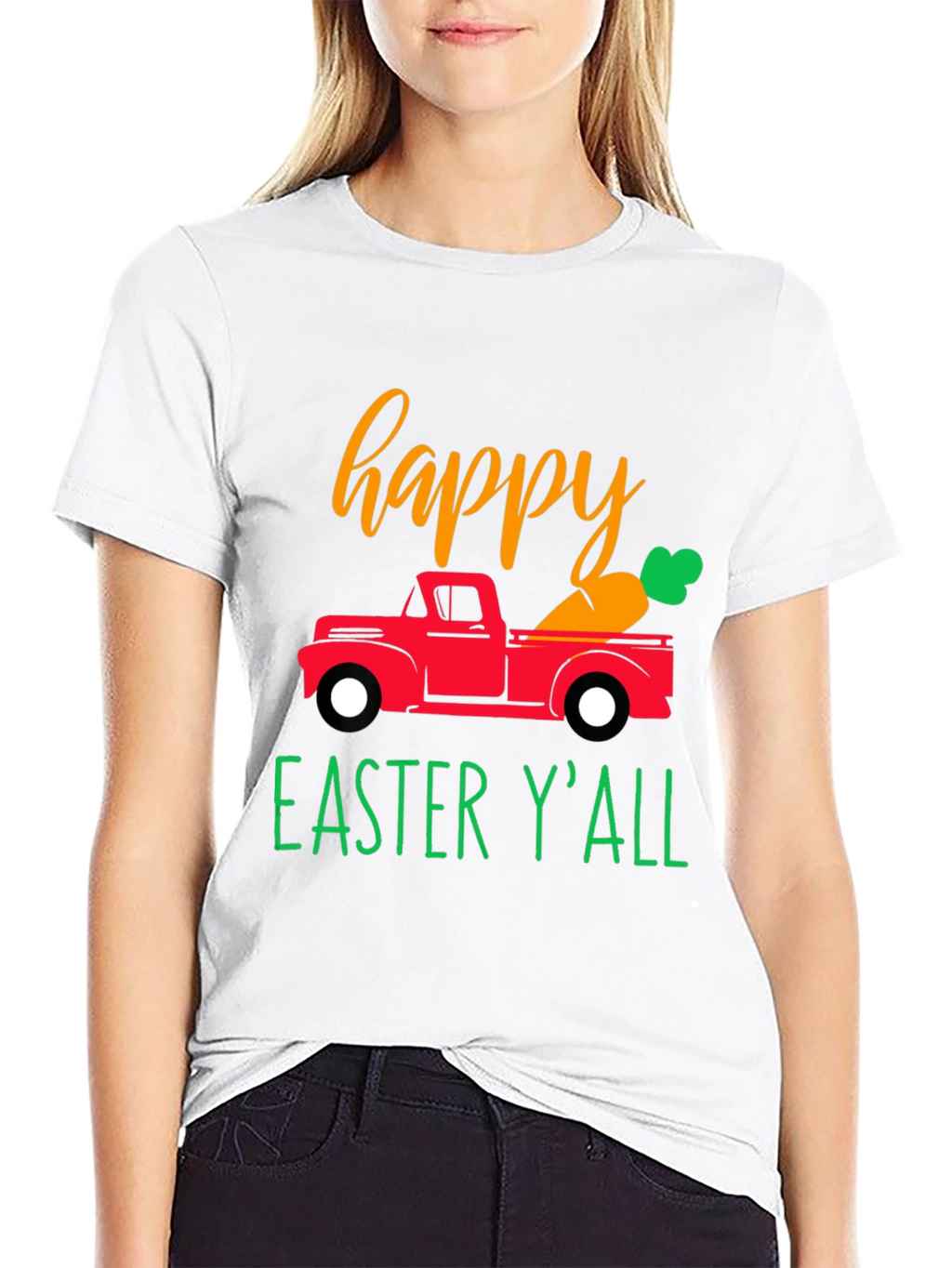 Happy Easter Yall Truck T-Shirt