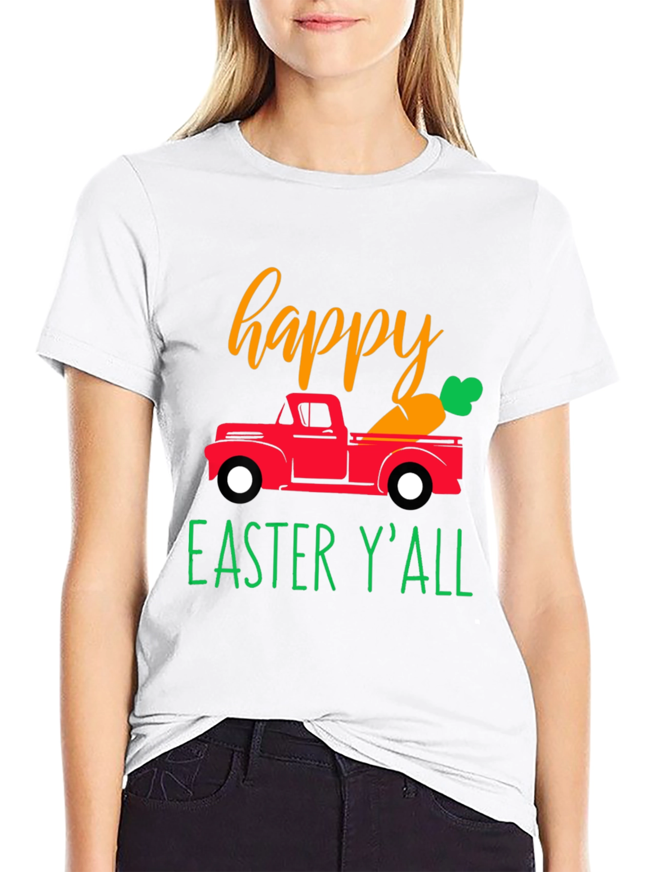 Happy Easter Yall Truck T-Shirt