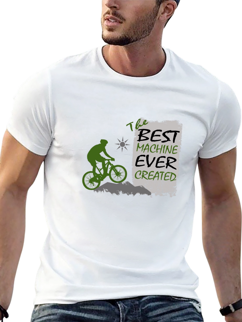 Best Machine Ever Mountain Bike T-Shirt