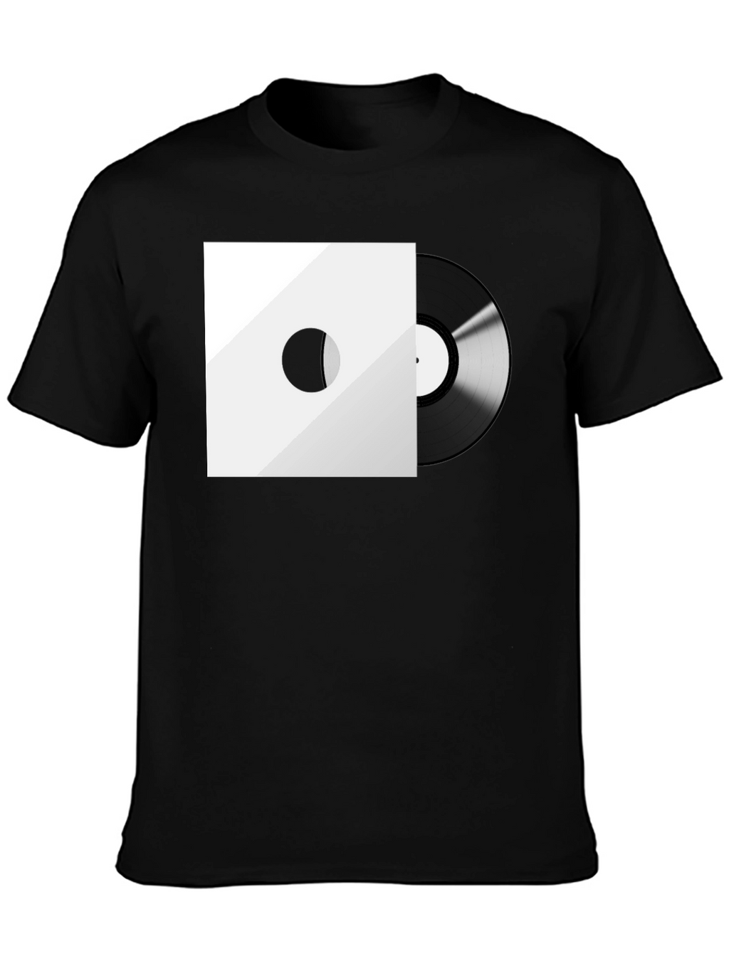 Retro Vinyl Record Graphic T-Shirt