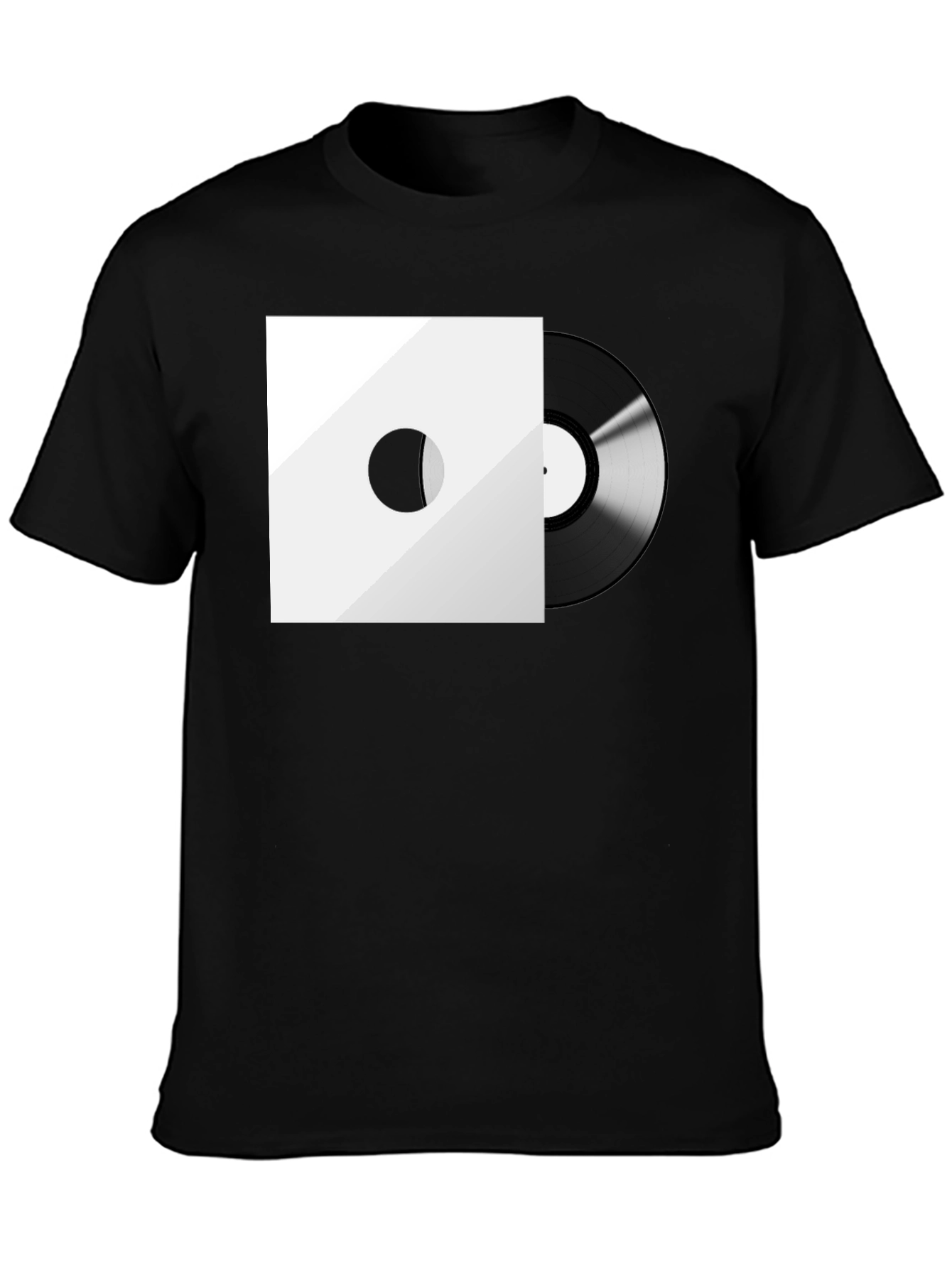 Retro Vinyl Record Graphic T-Shirt