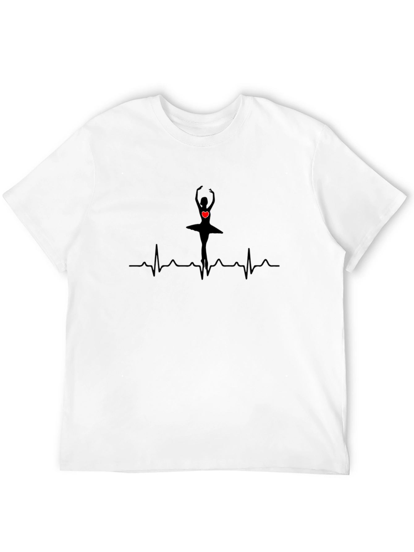 Ballet Heartbeat T-Shirt - Dancers Rhythm