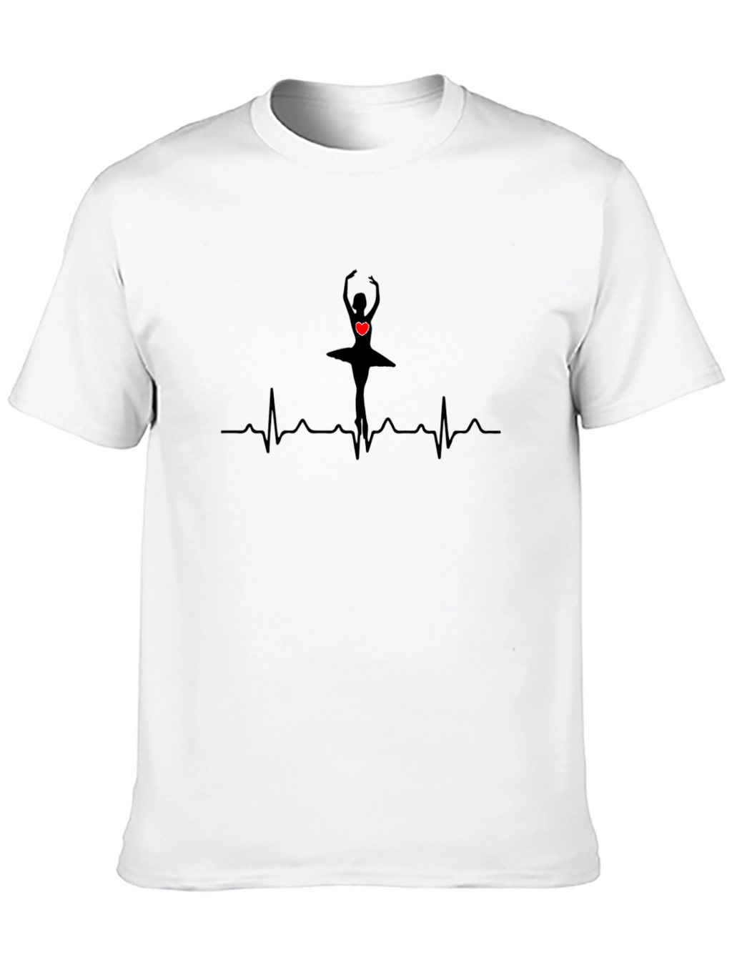 Ballet Heartbeat T-Shirt - Dancers Rhythm