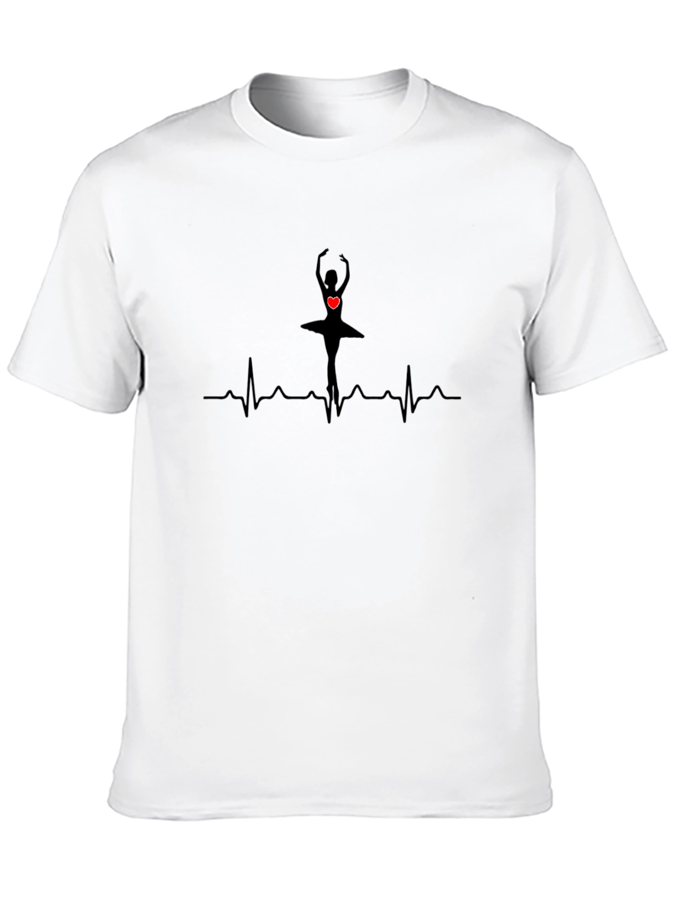 Ballet Heartbeat T-Shirt - Dancers Rhythm