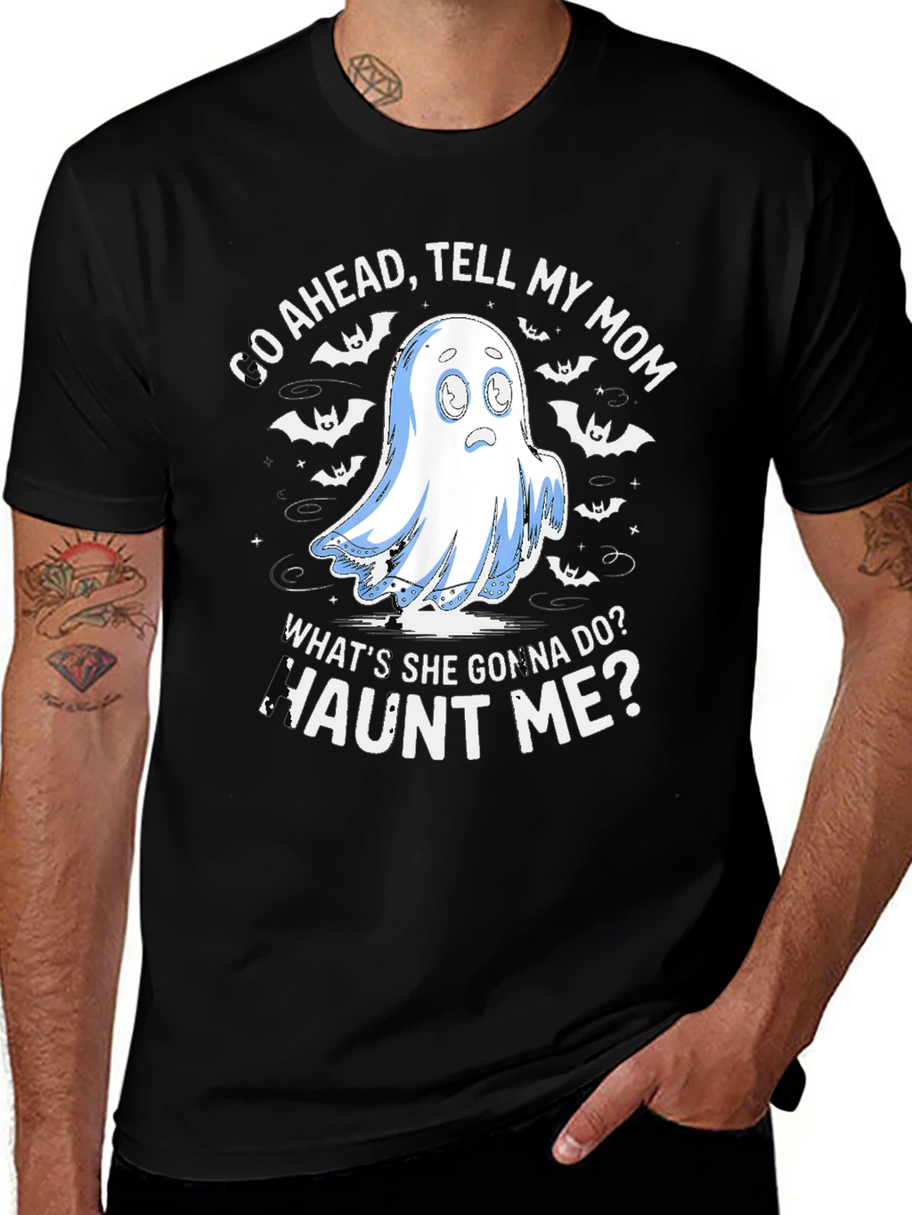 Haunted Humor T-Shirt: Tell My Mom!