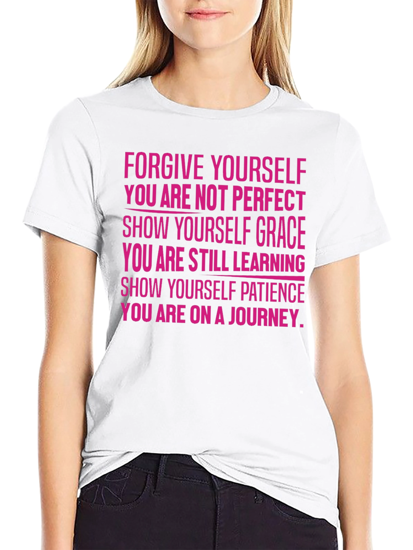 Motivational Graphic Tee - Forgive Yourself