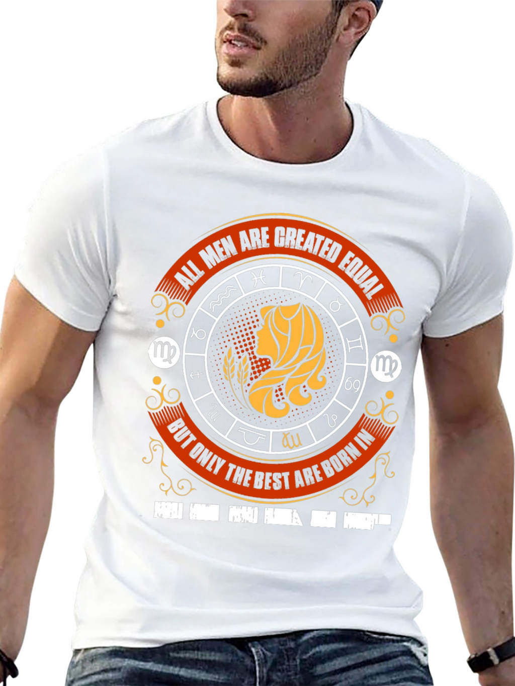 Virgo Zodiac T-Shirt - All Men Are Created Equal