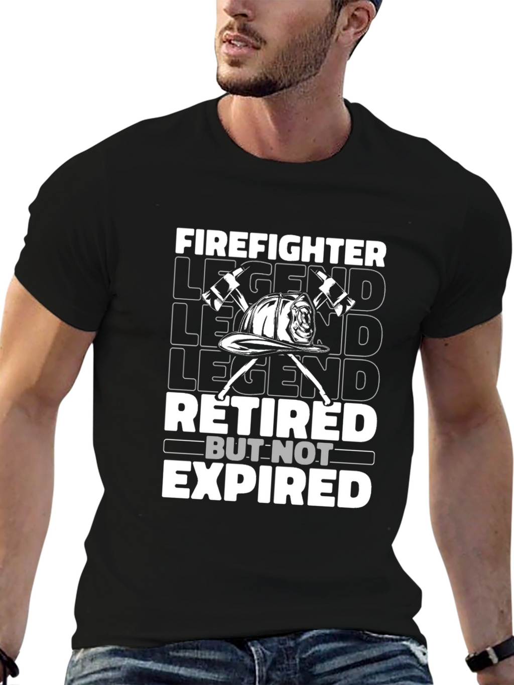 Firefighter Legend Retired But Not Expired T-Shirt