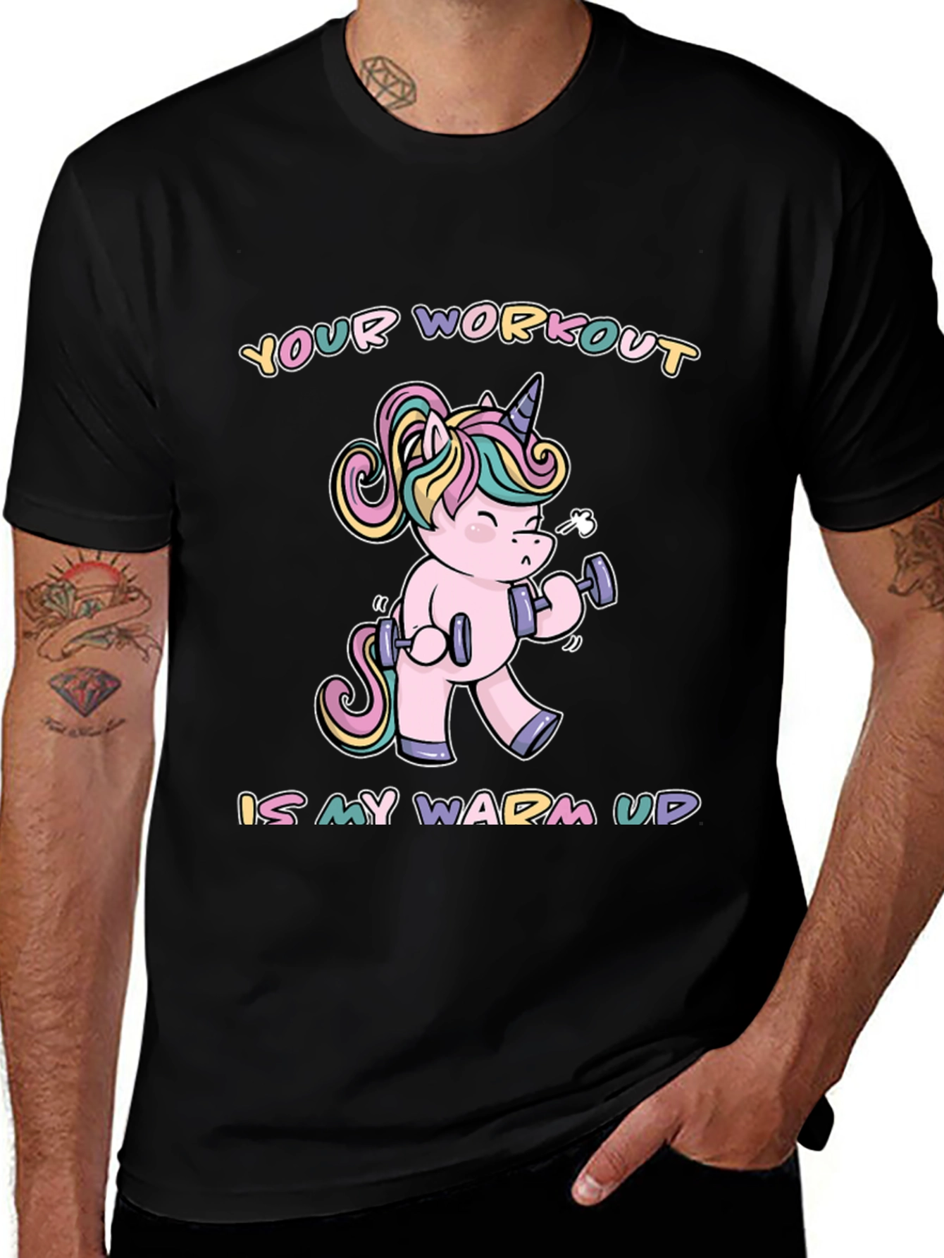Funny Workout Unicorn T-Shirt