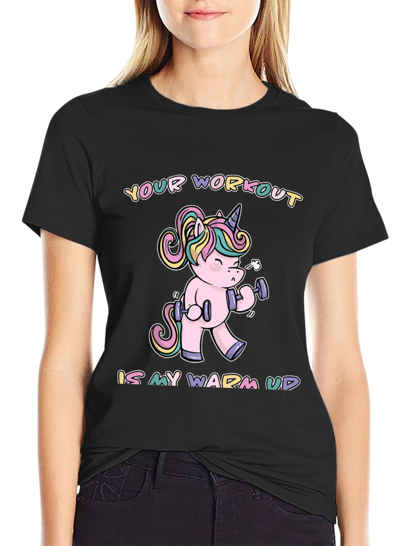 Funny Workout Unicorn T-Shirt