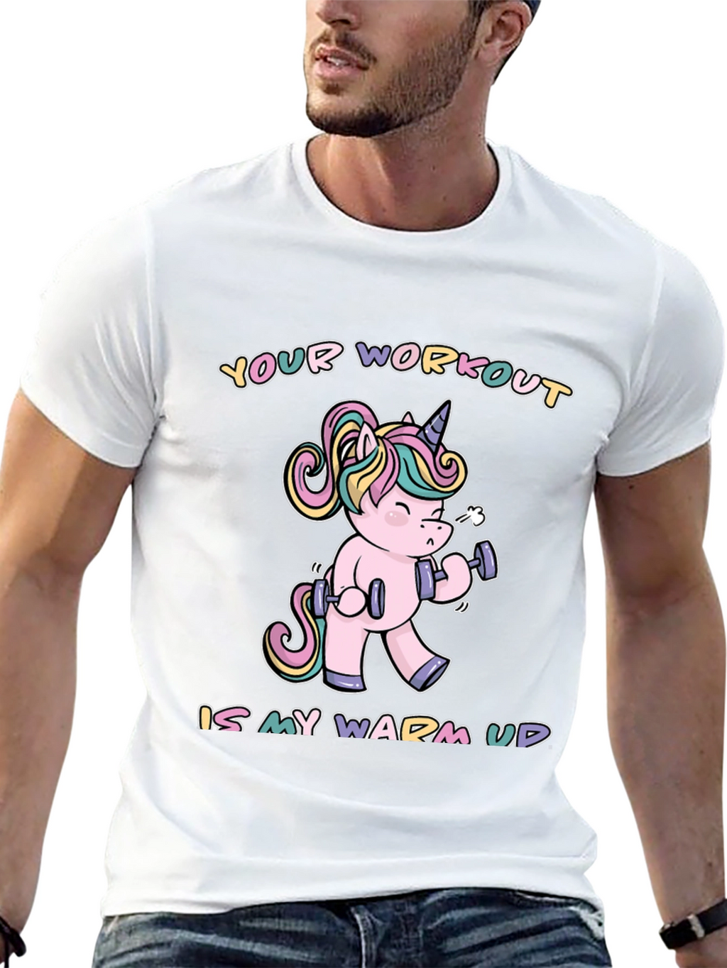 Funny Workout Unicorn T-Shirt