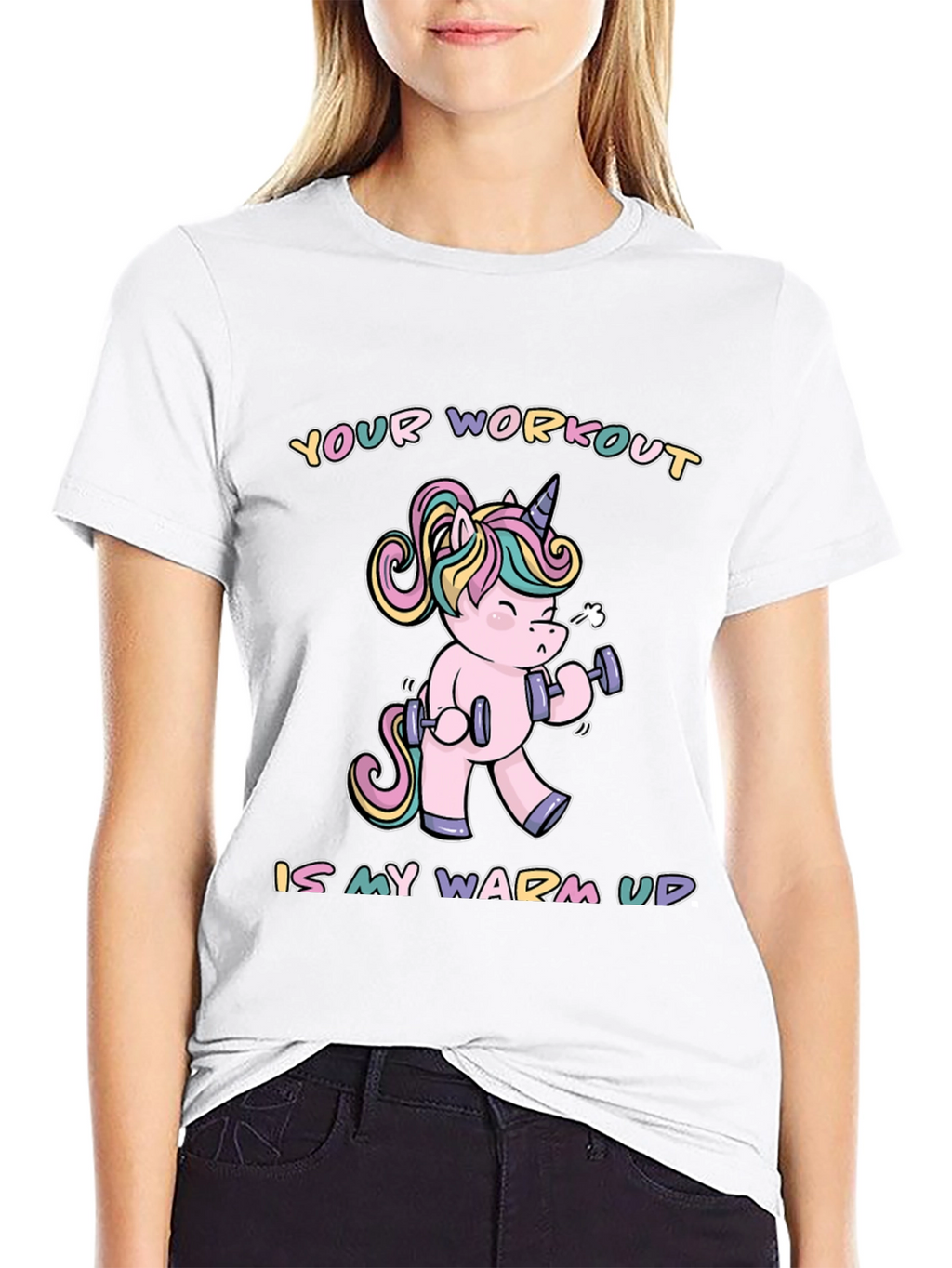 Funny Workout Unicorn T-Shirt