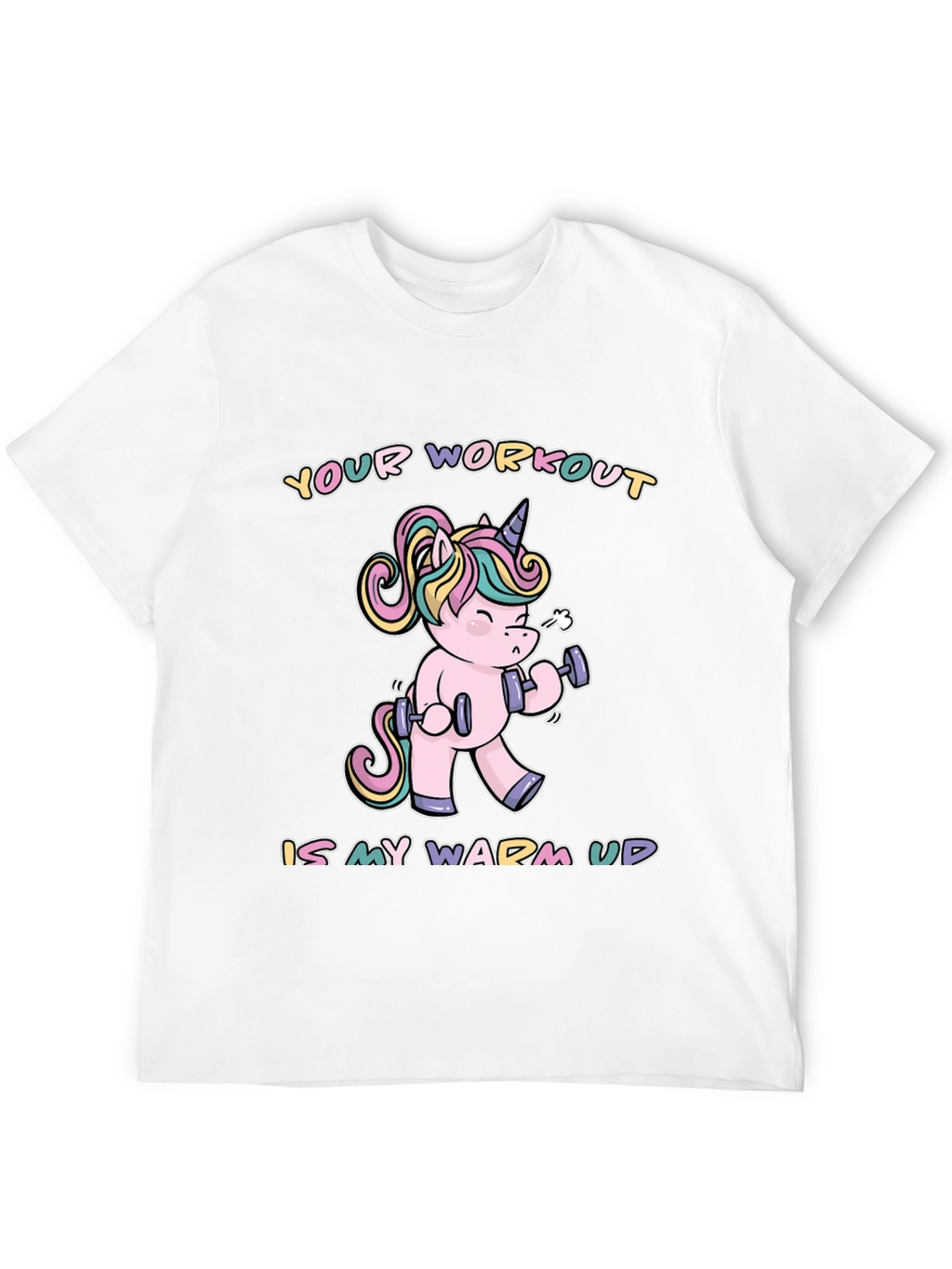 Funny Workout Unicorn T-Shirt