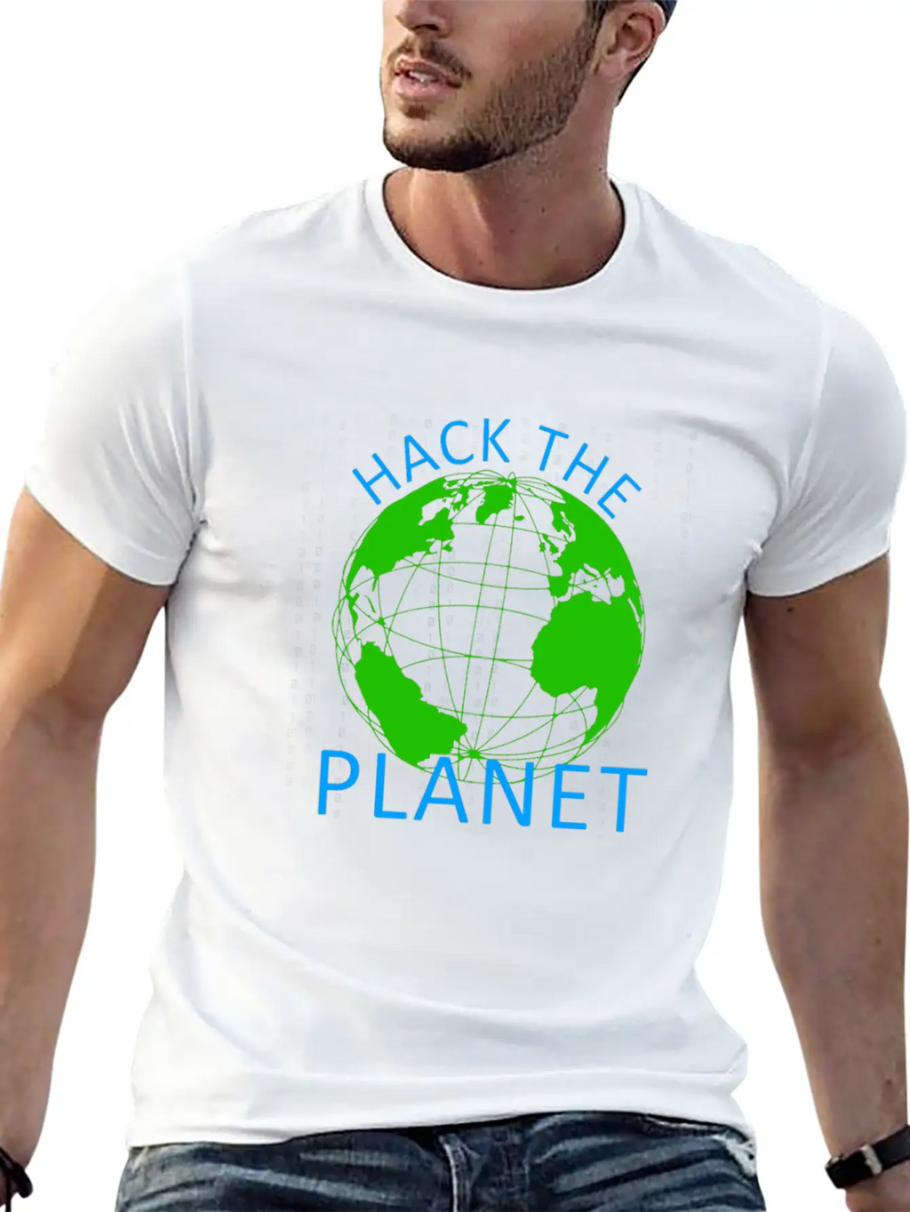 Hack The Planet - Planet Software Computer Secret Essential Cotton Tee For Daily Outfits – Unisex Style