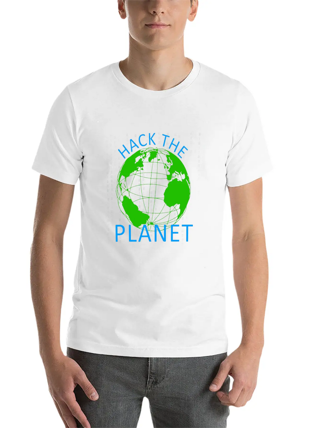 Hack The Planet - Planet Software Computer Secret Essential Cotton Tee For Daily Outfits – Unisex Style
