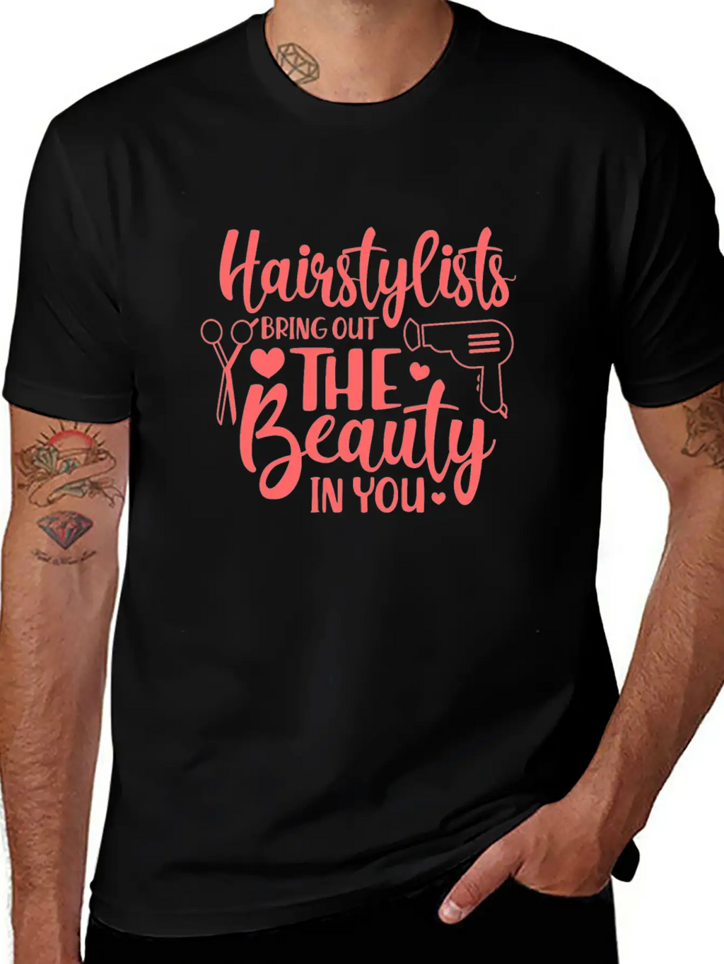 Hairstylists Bring Out The Beauty In You Relaxed Everyday Tee – Lightweight And Durable Cotton