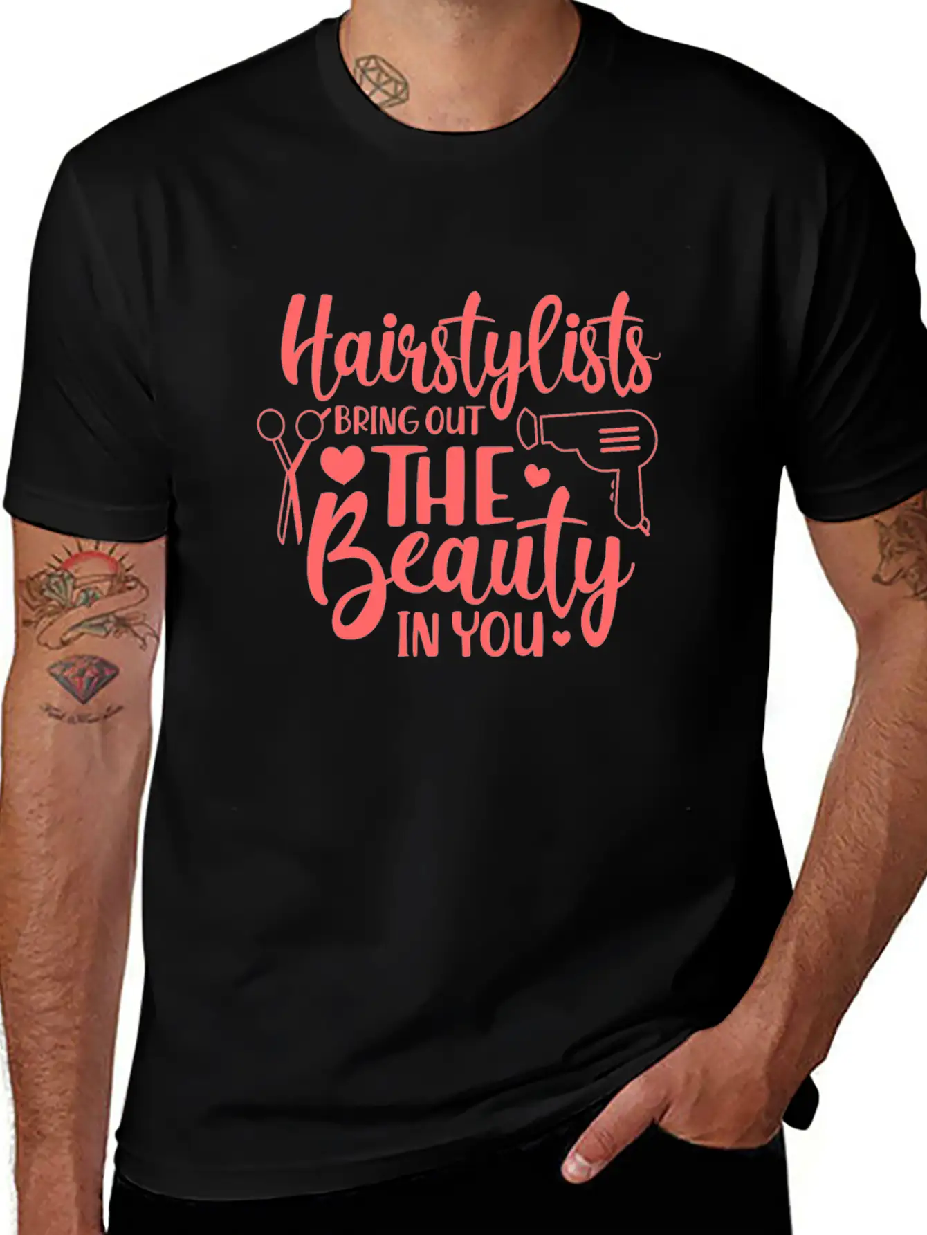 Hairstylists Bring Out The Beauty In You Relaxed Everyday Tee – Lightweight And Durable Cotton