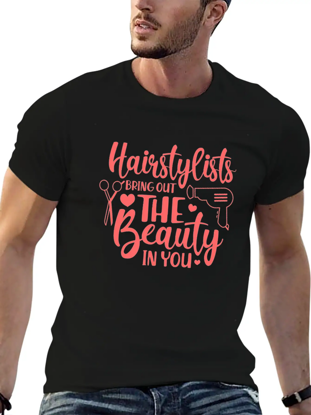 Hairstylists Bring Out The Beauty In You Relaxed Everyday Tee – Lightweight And Durable Cotton